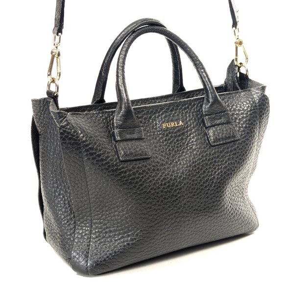 FURLA Capriccio Small Leather Tote Shoulder Bag - Picture 15 of 15